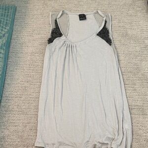 Ella Moss Light Gray Tank Top
